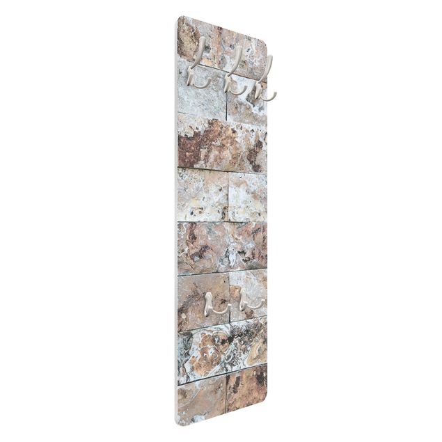 Appendiabiti - Natural marble stone wall
