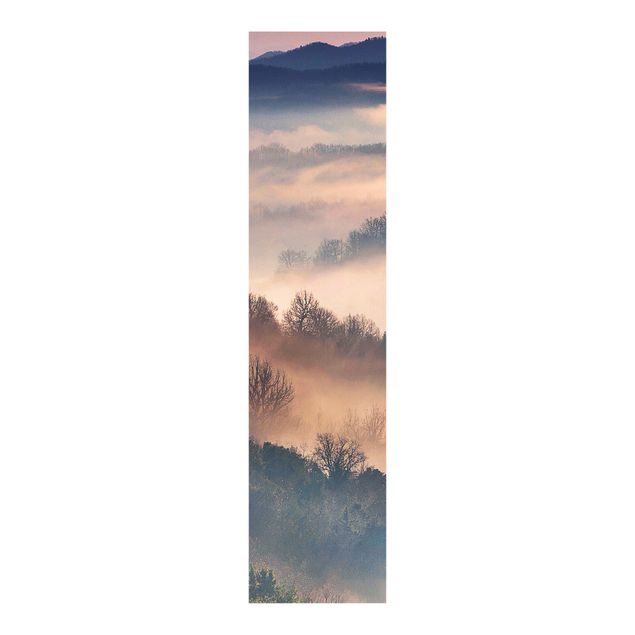 Set tende a pannello Nebbia al tramonto