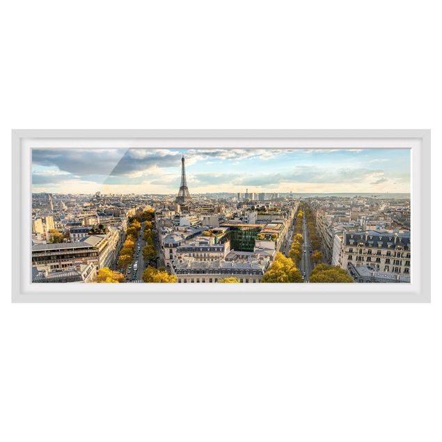 Poster con cornice - Bella giornata a Parigi