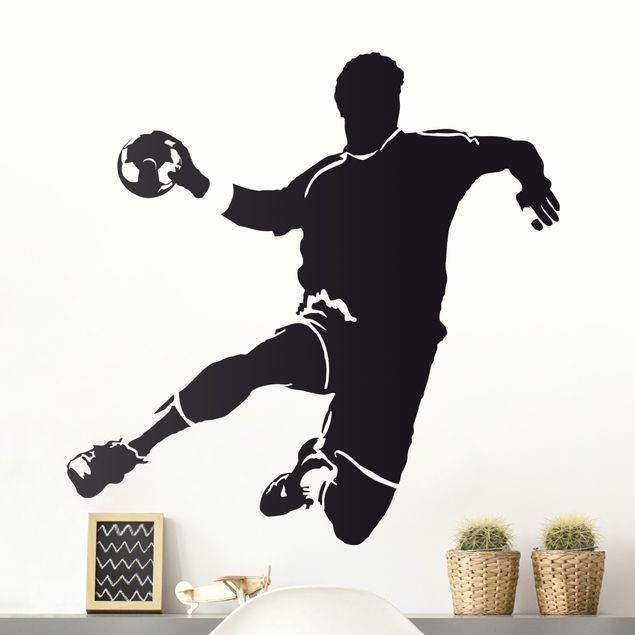 Adesivo murale no.UL333 handball player 1