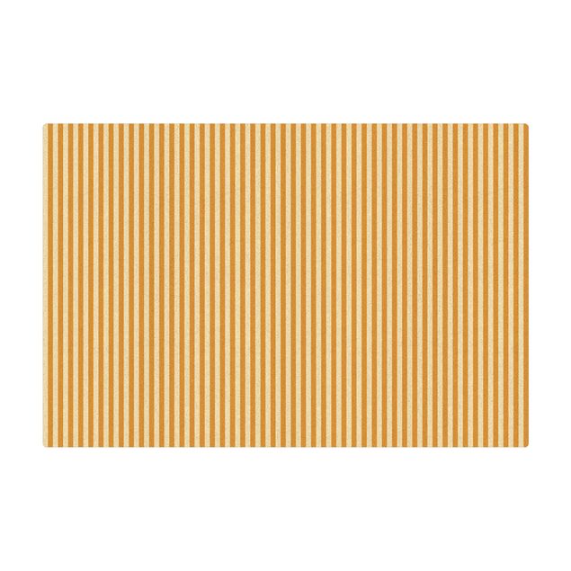 Tappetino di sughero - No.YK46 strisce gialle beige - Formato orizzontale 3:2