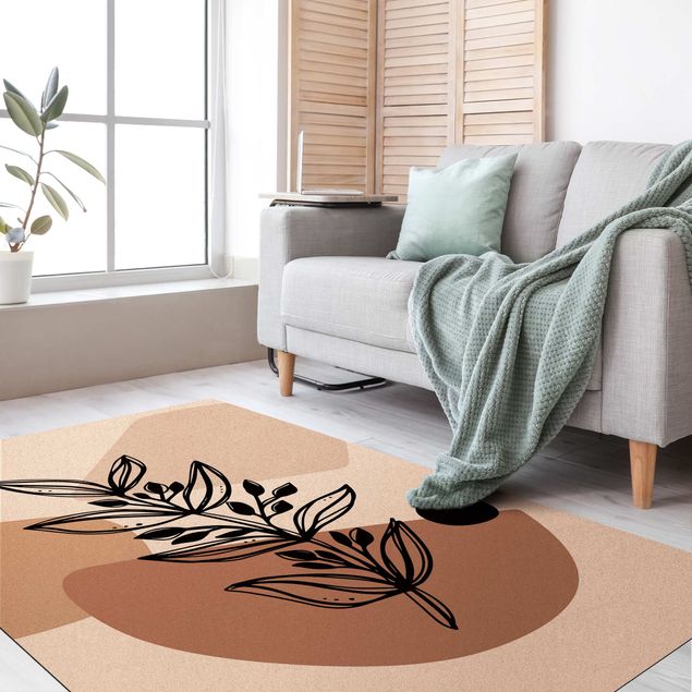 Beige tappeti moderni soggiorno Organico incontra geometrico Spinosa