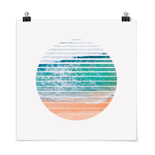 Poster - Oceano in un cerchio
