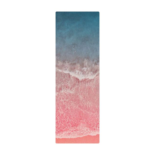 Tappetino di sughero - Oceano in rosa - Formato verticale 1:3