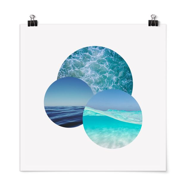 Poster - Oceani in un cerchio