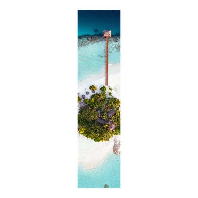Set tende a pannello Paradiso oceanico alle Maldive