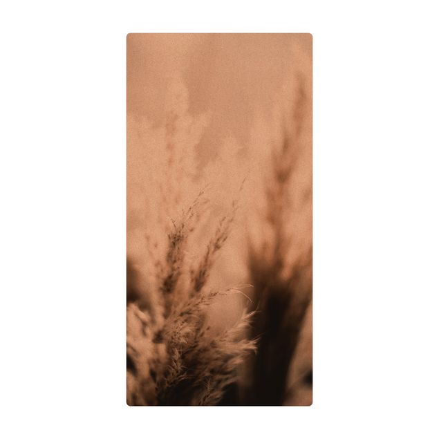 Tappetino di sughero - Erba della Pampas nell'ombra - Formato verticale 1:2