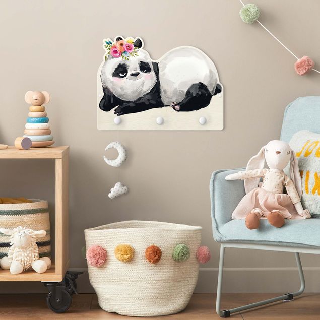 Appendiabiti per bambini - Panda Brian
