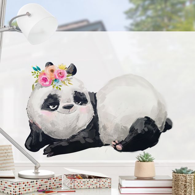 Pellicola per vetri per salone Panda Brian