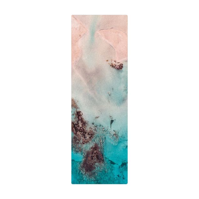 Tappetino di sughero - Fotografia aerea paradisiaca - Formato verticale 1:2