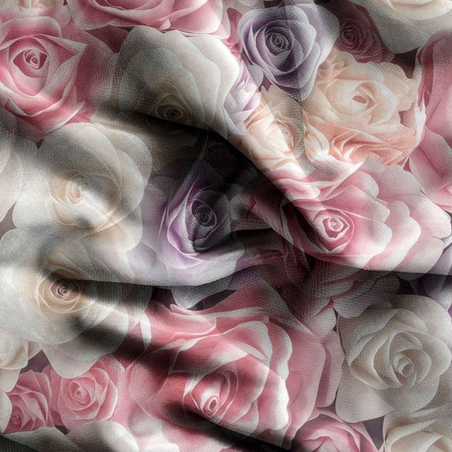 Tende moderno Rose artistiche in pastello