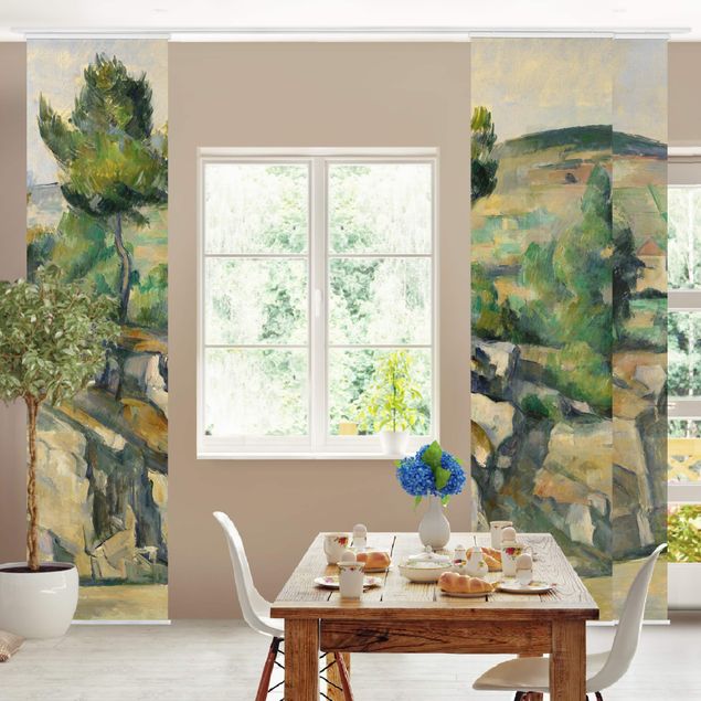 Set tende a pannello Paul Cézanne - Collina in Provenza