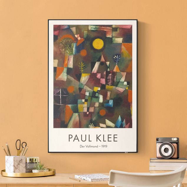 Quadro fonoassorbente intercambiabile - Paul Klee - La Luna piena - Edizione museo