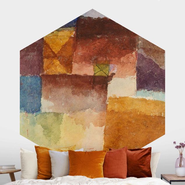 Tapete abstrakte Optik Paul Klee - Nella terra desolata