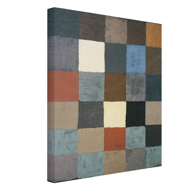 Abstrakte Malerei Paul Klee - Carta dei colori (su grigio)