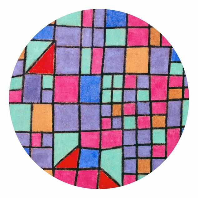 Fotomurale rotondo Paul Klee - Facciata di vetro
