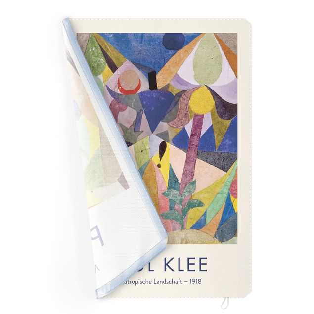 Quadro fonoassorbente intercambiabile - Paul Klee - Delicato paesaggio tropicale - Edizione museo