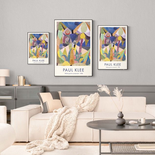 Quadro intercambiabile - Paul Klee - Delicato paesaggio tropicale - Edizione museo