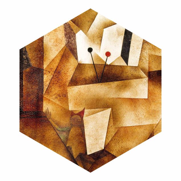Carta da parati esagonale adesiva con disegni - Paul Klee - Timpano organo