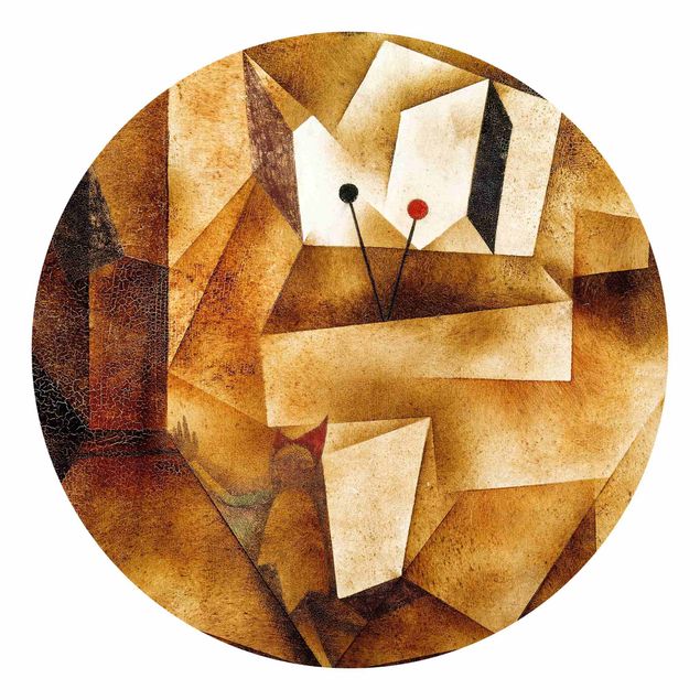 Carta da parati rotonda autoadesiva - Paul Klee - Timpani Organo