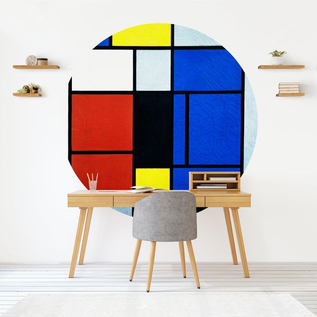 Tapete abstrakt Piet Mondrian - Tableau n. 1