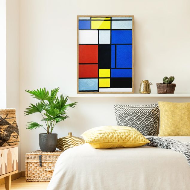 Poster con cornice - Piet Mondrian - Tableau No. 1 - Verticale 4:3