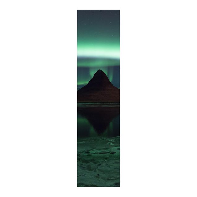 Set tende a pannello L'aurora boreale in Islanda