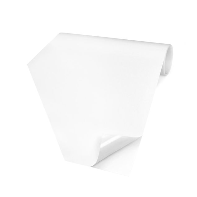 Carta da parati esagonale adesiva con disegni - Bianco polare