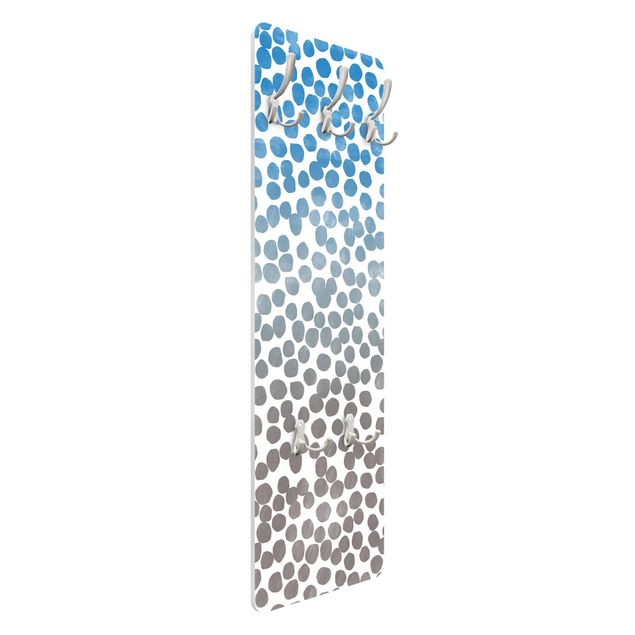 Appendiabiti - Dot pattern Blue Gray