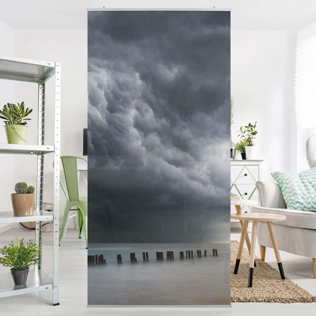 Tenda a pannello - Nubi di tempesta sul Mar Baltico - 250x120cm