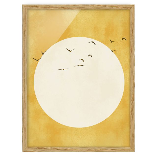 Poster con cornice - Viaggio verso il sole eterno