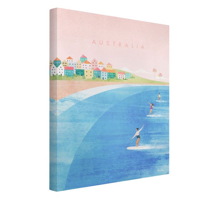 Stampe su tela vintage Poster di viaggio - Australia