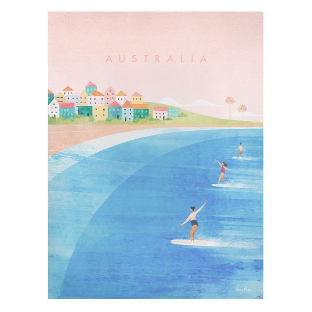 Stampe su tela Poster di viaggio - Australia