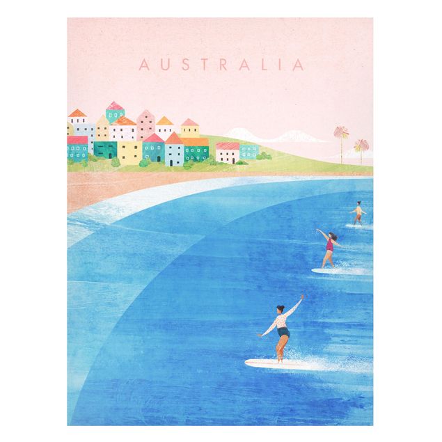 Lavagna magnetica - Poster di viaggio - Australia