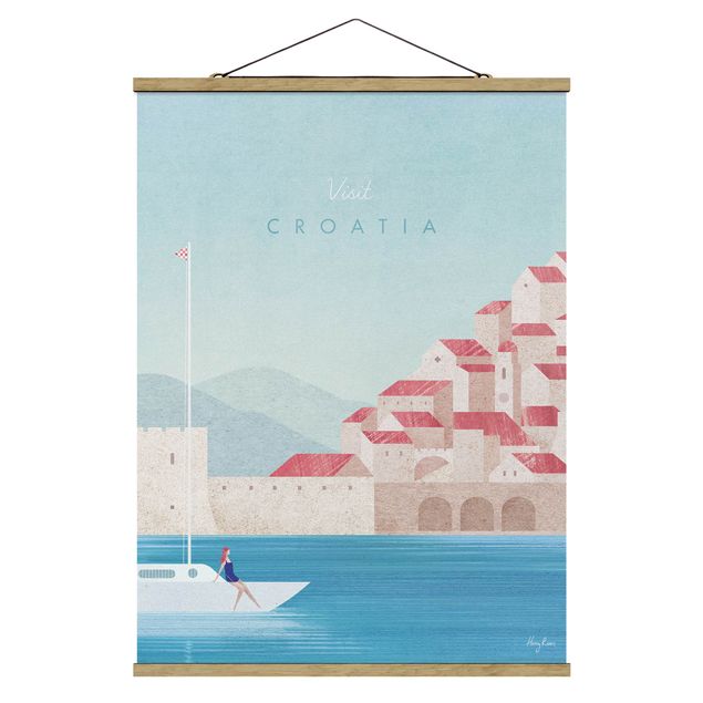 Foto su tessuto da parete con bastone - Poster di viaggio - Croazia - Verticale 3:4