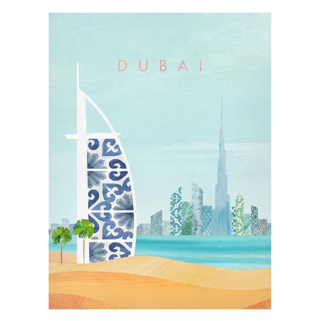 Lavagna magnetica - Poster di viaggio - Dubai