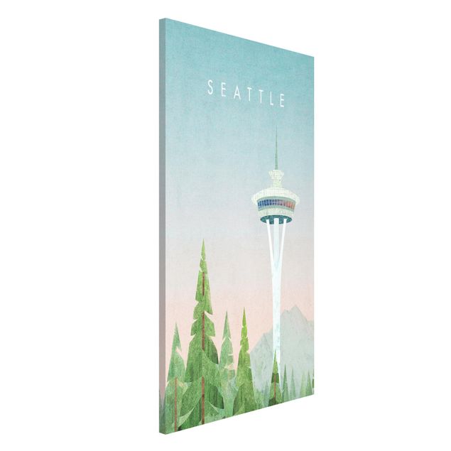 Lavagna magnetica per ufficio Poster di viaggio - Seattle