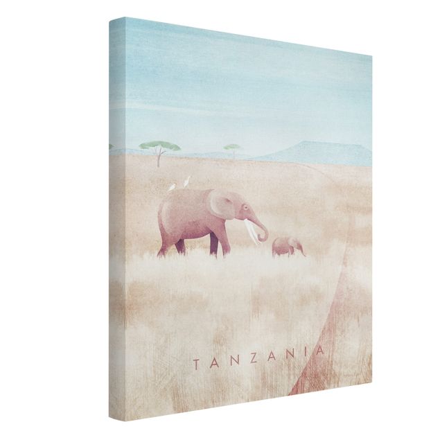 Stampe su tela paesaggio Poster di viaggio - Tanzania