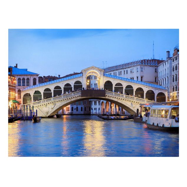 Stampa su tela - Ponte di Rialto a Venezia