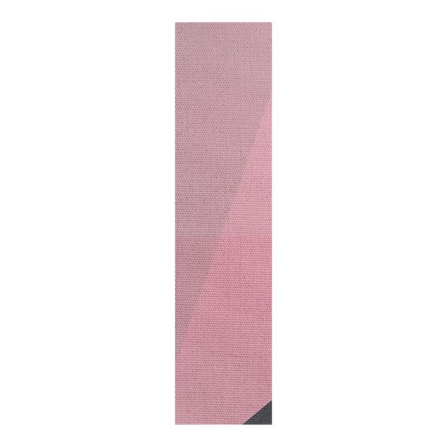 Set tende a pannello Geometria della trasparenza rosa