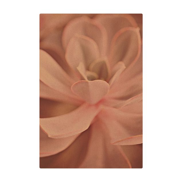 Tappetino di sughero - Fiori di pianta grassa rosati - Formato verticale 2:3