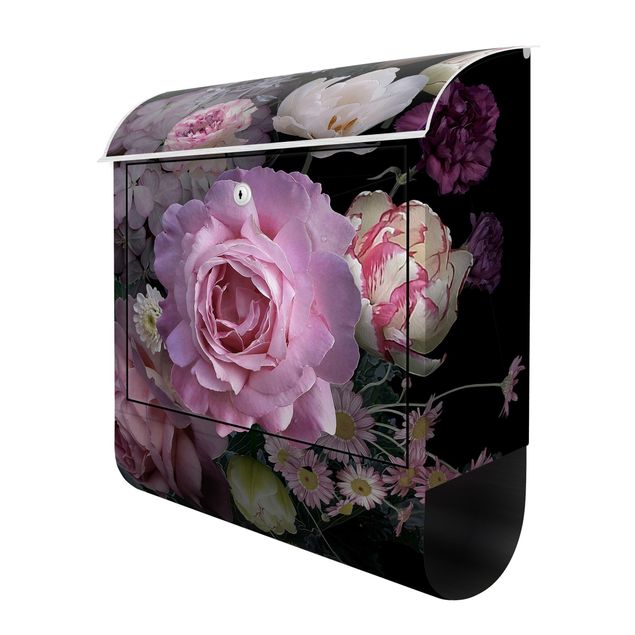 Cassetta postale - Bouquet di rose da sogno