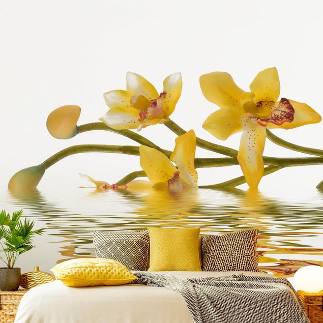 Carta da parati - Saffron Orchid Waters
