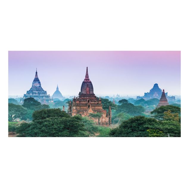Stampa su Forex - Edifici sacri a Bagan - Formato orizzontale 2:1