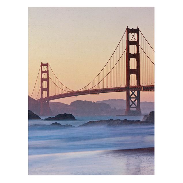 Quadro su tela naturale - San Francisco Romance - Formato verticale 3:4