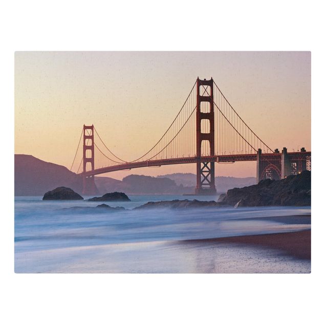 Quadro su tela naturale - San Francisco Romance - Formato orizzontale 4:3