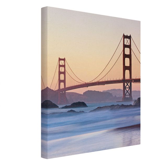 Quadro su tela naturale - San Francisco Romance - Formato verticale 3:4