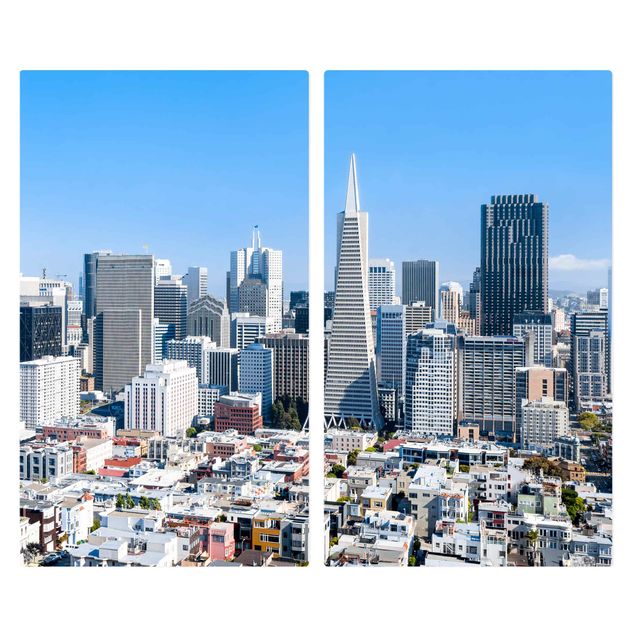 Coprifornelli - Skyline di San Francisco