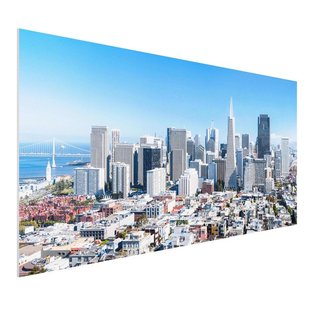 Stampa su Forex - Skyline di San Francisco - Formato orizzontale 2:1