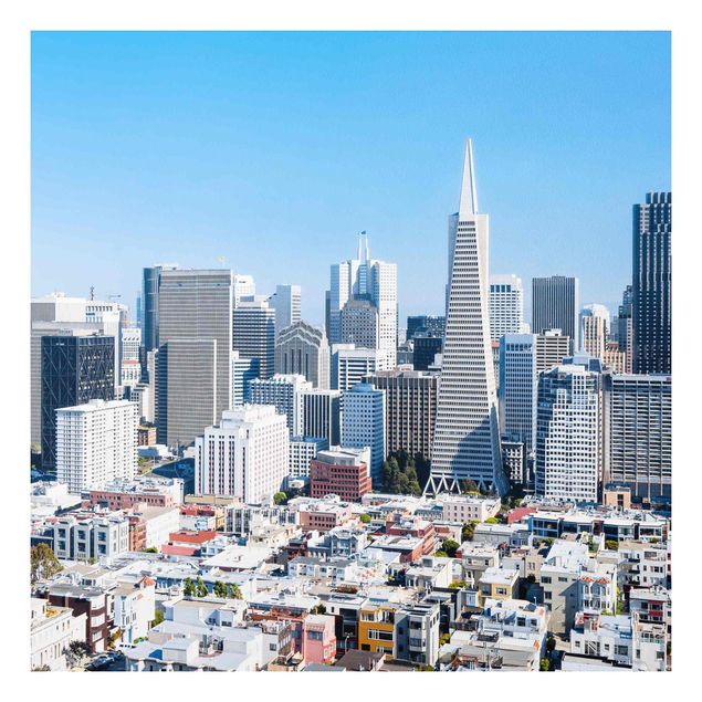 Stampa su Forex - Skyline di San Francisco - Quadrato 1:1